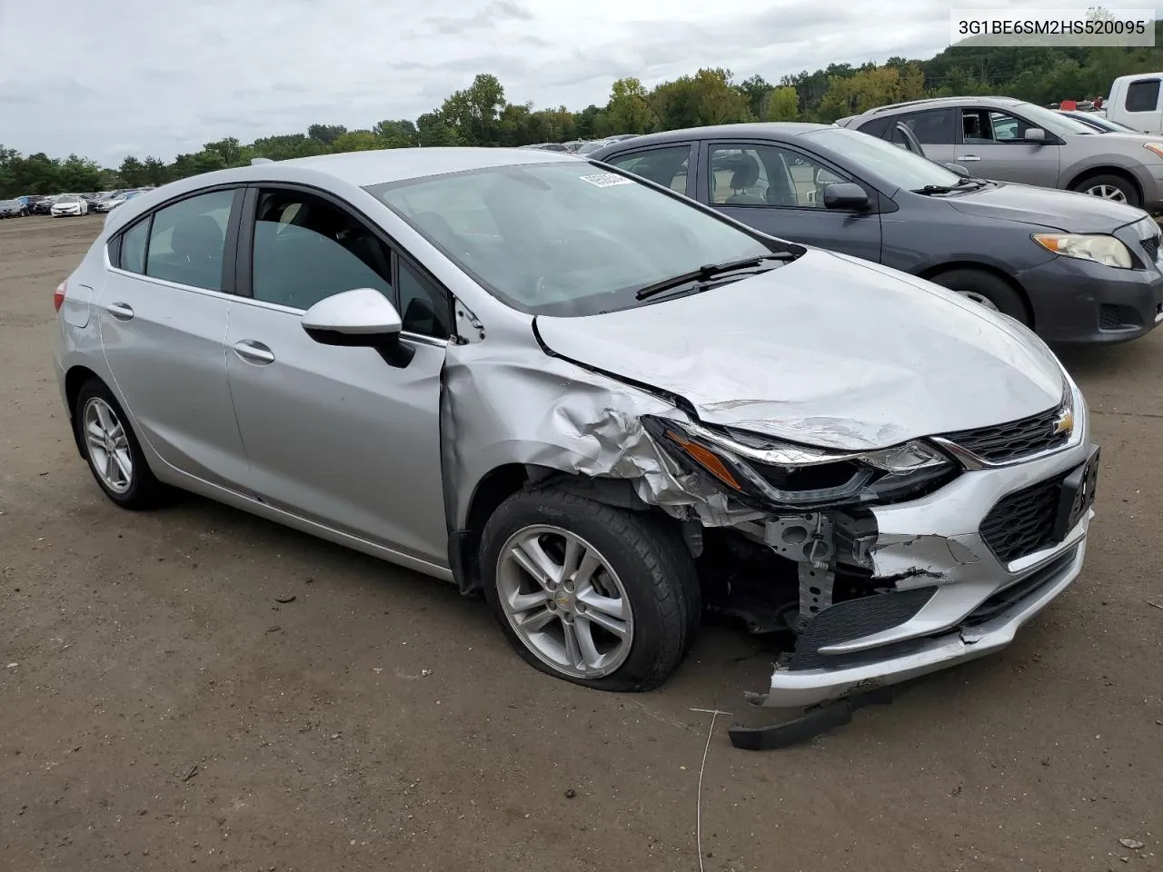 2017 Chevrolet Cruze Lt VIN: 3G1BE6SM2HS520095 Lot: 69592514