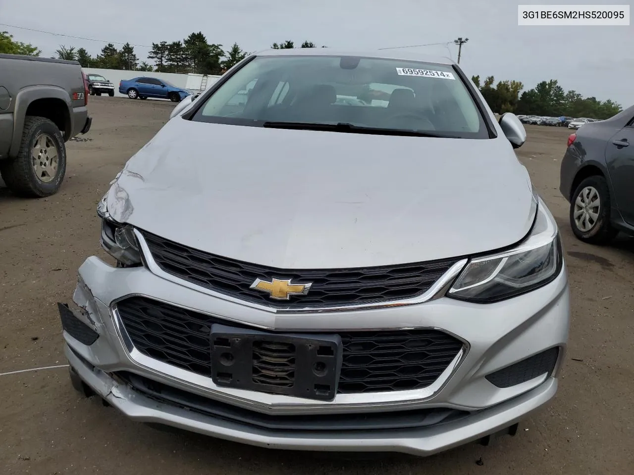 2017 Chevrolet Cruze Lt VIN: 3G1BE6SM2HS520095 Lot: 69592514