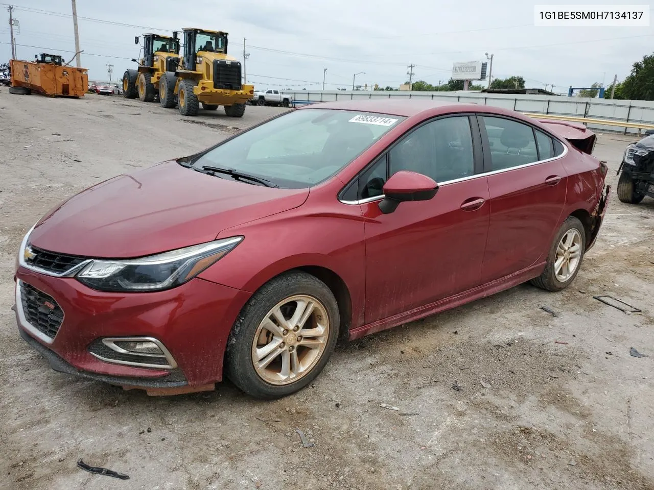 2017 Chevrolet Cruze Lt VIN: 1G1BE5SM0H7134137 Lot: 69833714