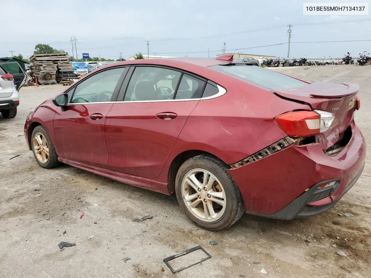 2017 Chevrolet Cruze Lt VIN: 1G1BE5SM0H7134137 Lot: 69833714