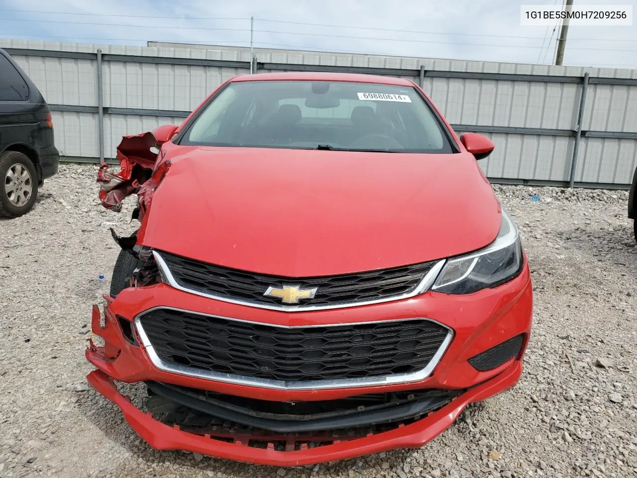 2017 Chevrolet Cruze Lt VIN: 1G1BE5SM0H7209256 Lot: 69880614