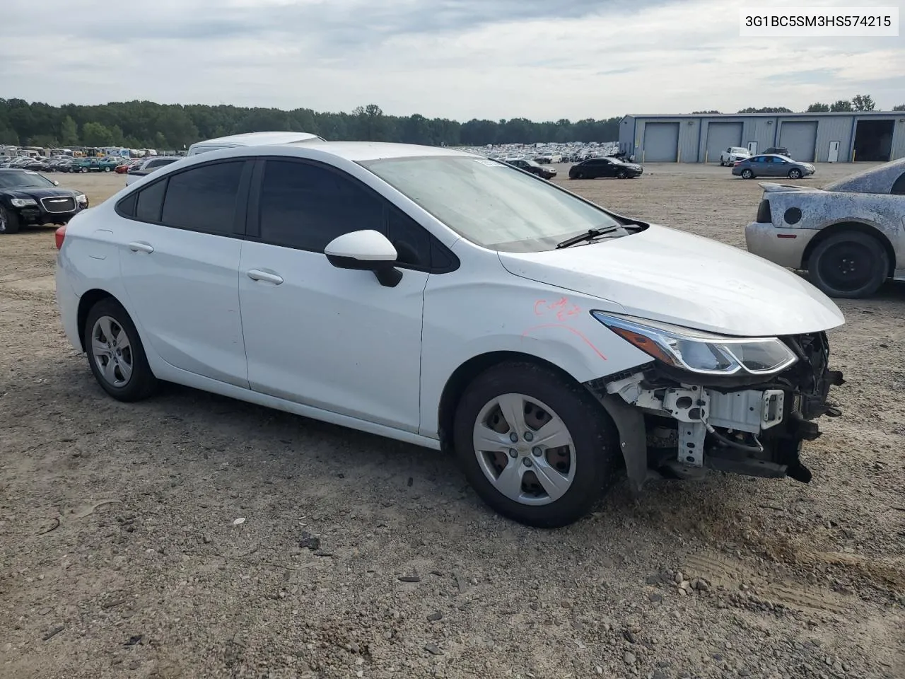 2017 Chevrolet Cruze Ls VIN: 3G1BC5SM3HS574215 Lot: 69916244