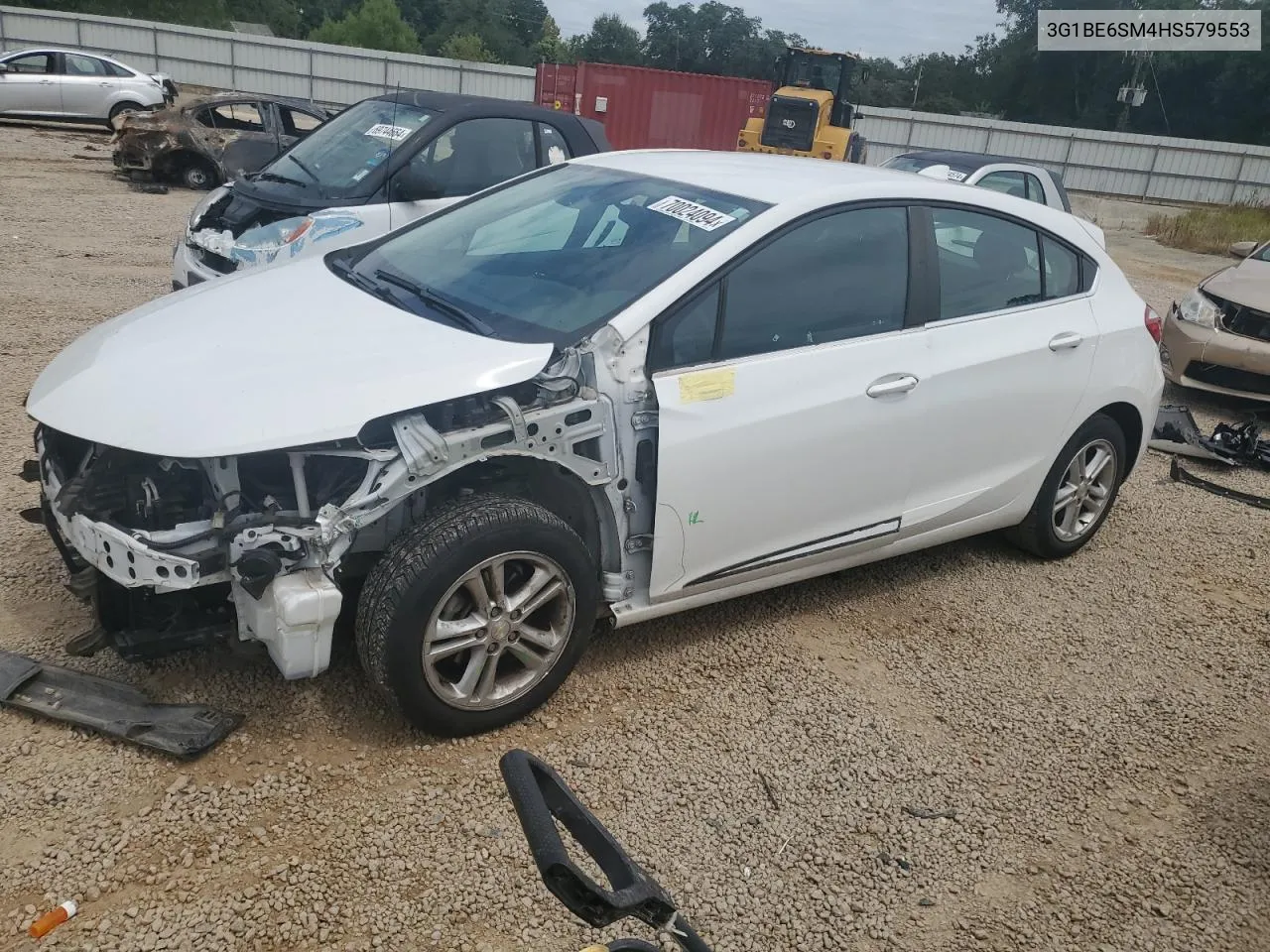 2017 Chevrolet Cruze Lt VIN: 3G1BE6SM4HS579553 Lot: 70024094