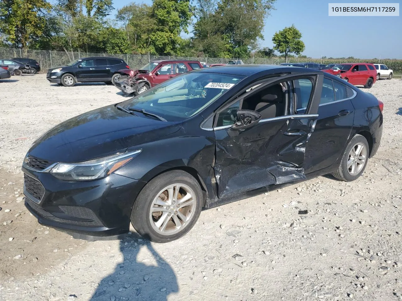 2017 Chevrolet Cruze Lt VIN: 1G1BE5SM6H7117259 Lot: 70204524