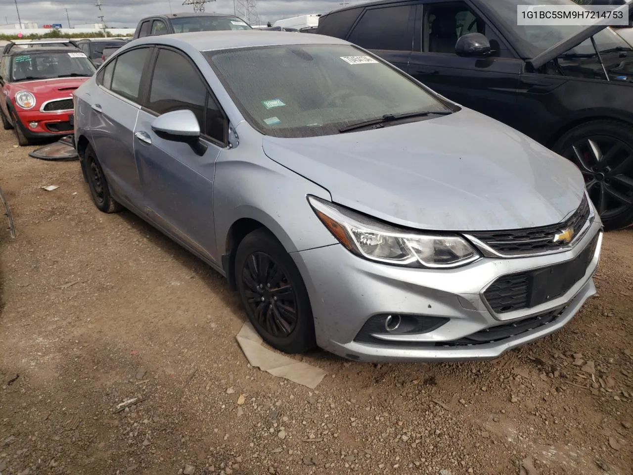 2017 Chevrolet Cruze Ls VIN: 1G1BC5SM9H7214753 Lot: 70454134