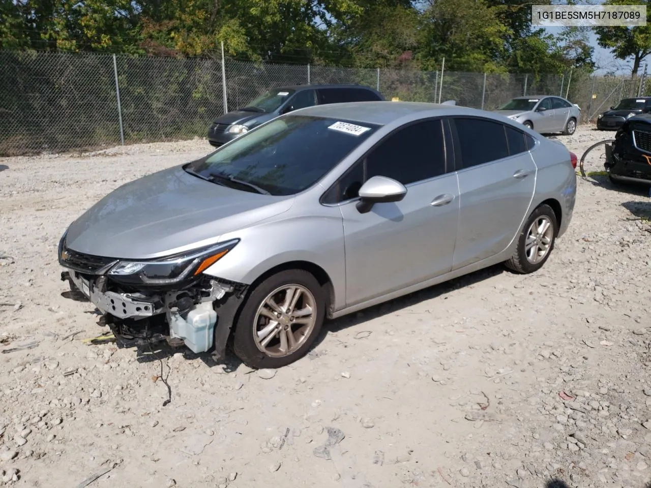 2017 Chevrolet Cruze Lt VIN: 1G1BE5SM5H7187089 Lot: 70574084