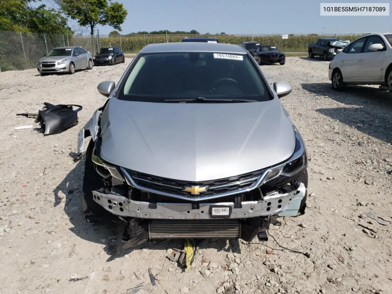 2017 Chevrolet Cruze Lt VIN: 1G1BE5SM5H7187089 Lot: 70574084