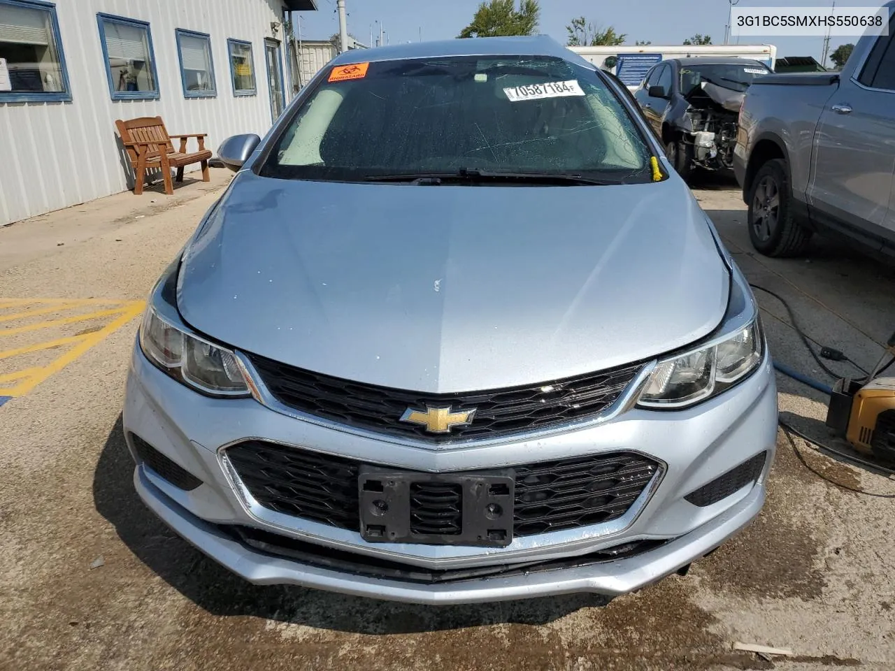 2017 Chevrolet Cruze Ls VIN: 3G1BC5SMXHS550638 Lot: 70587184