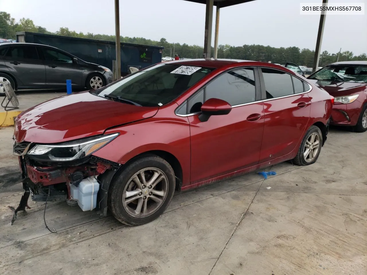 3G1BE5SMXHS567708 2017 Chevrolet Cruze Lt