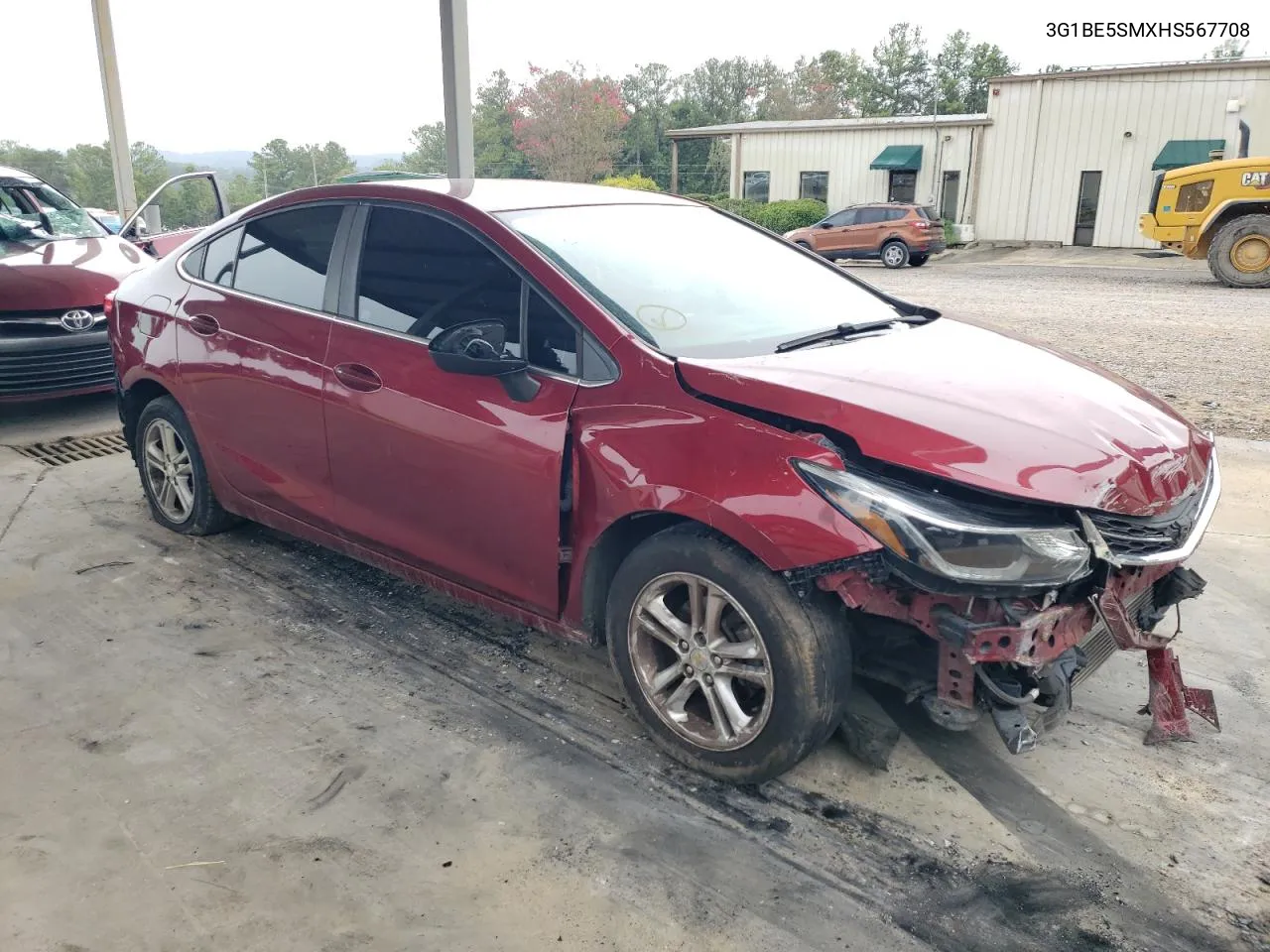 2017 Chevrolet Cruze Lt VIN: 3G1BE5SMXHS567708 Lot: 70671954