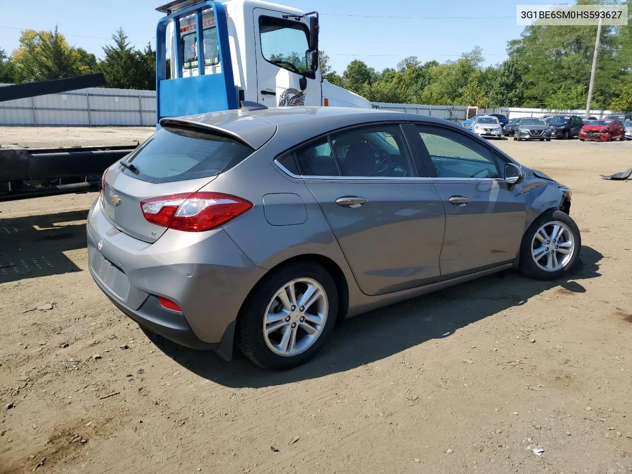 2017 Chevrolet Cruze Lt VIN: 3G1BE6SM0HS593627 Lot: 70672234