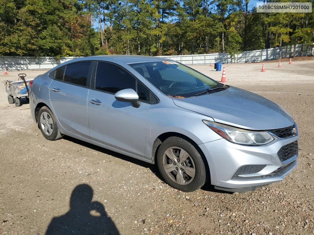 2017 Chevrolet Cruze Ls VIN: 1G1BC5SM5H7201000 Lot: 70695174