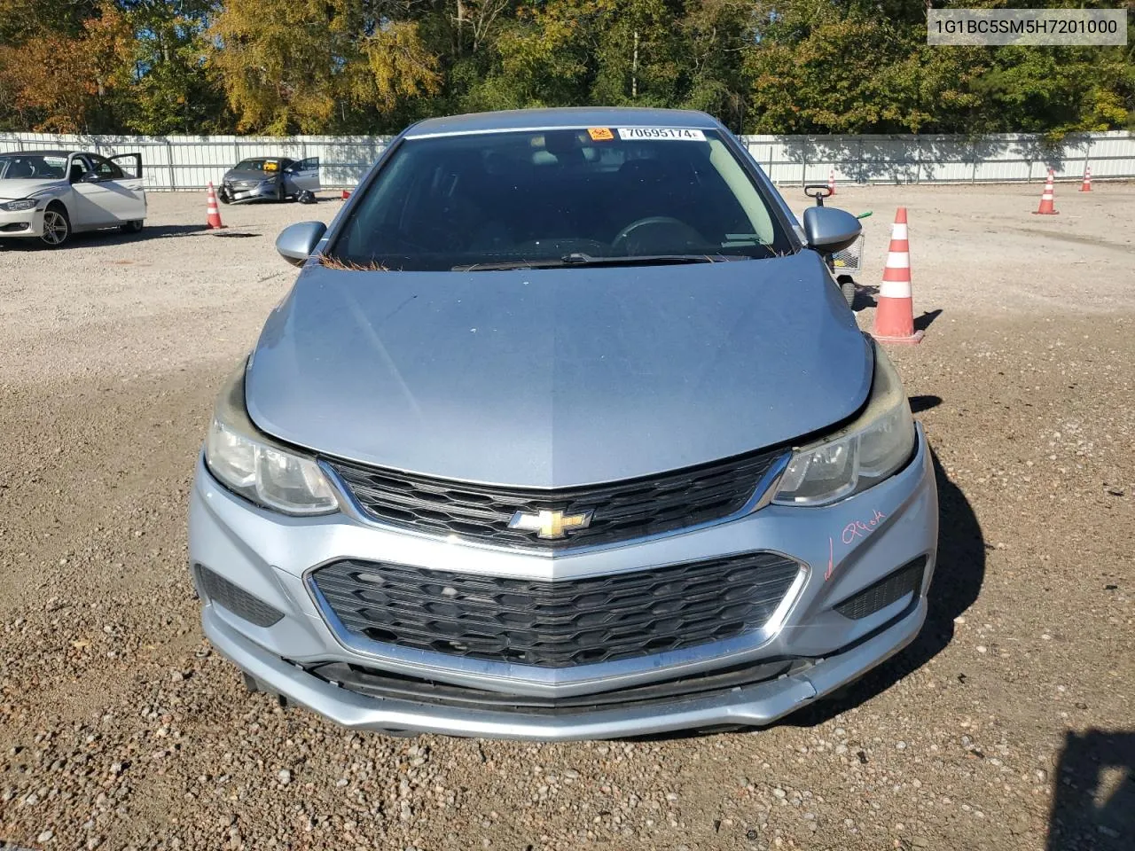 2017 Chevrolet Cruze Ls VIN: 1G1BC5SM5H7201000 Lot: 70695174