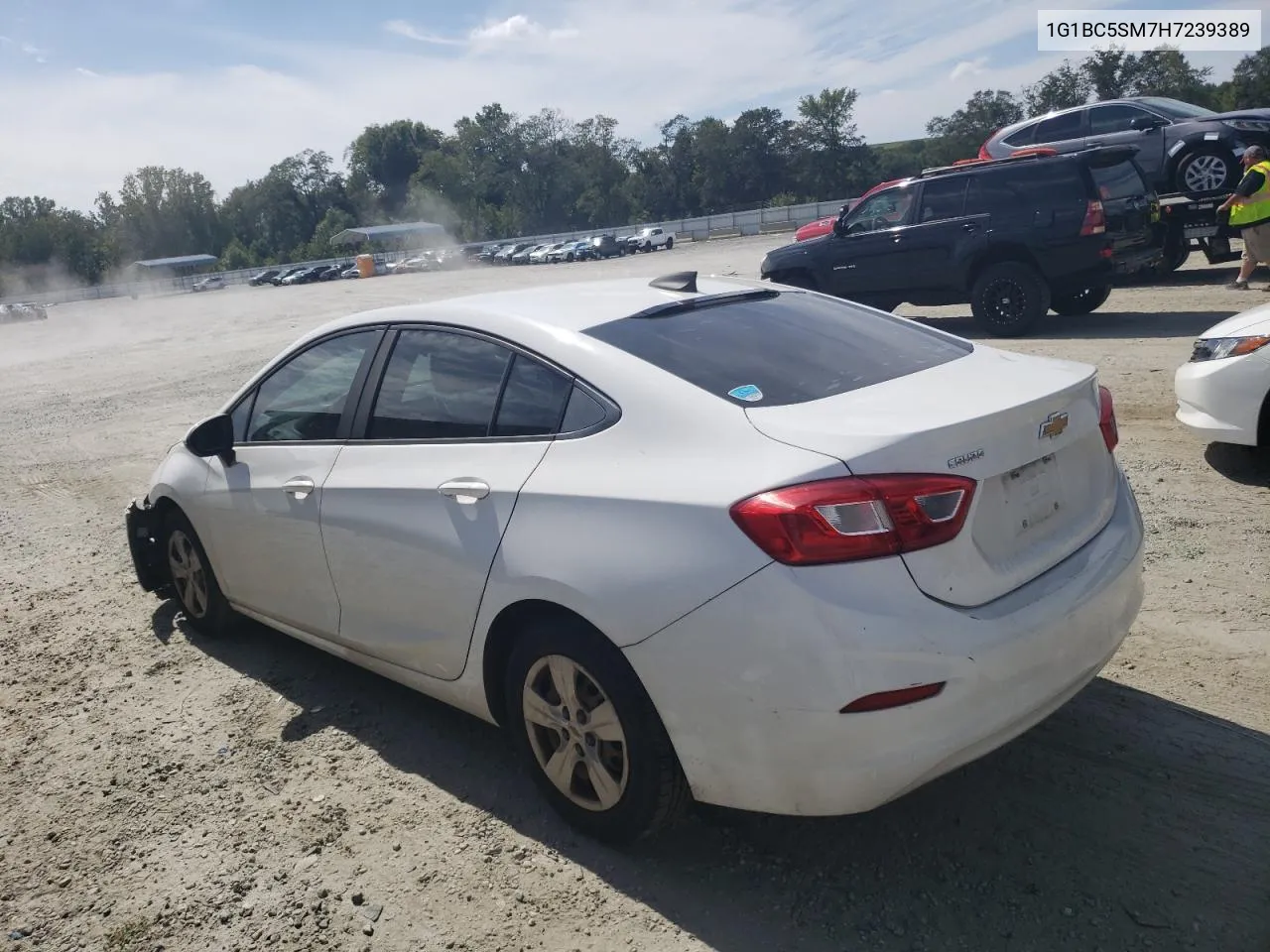 1G1BC5SM7H7239389 2017 Chevrolet Cruze Ls