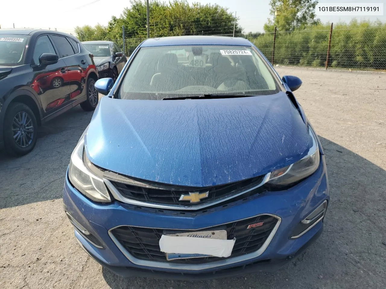 1G1BE5SM8H7119191 2017 Chevrolet Cruze Lt