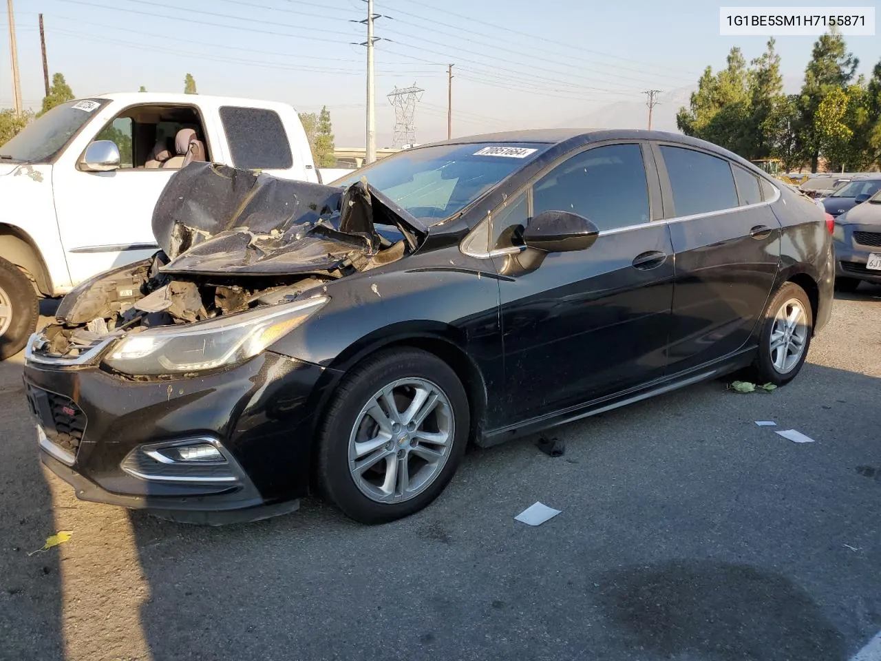 1G1BE5SM1H7155871 2017 Chevrolet Cruze Lt