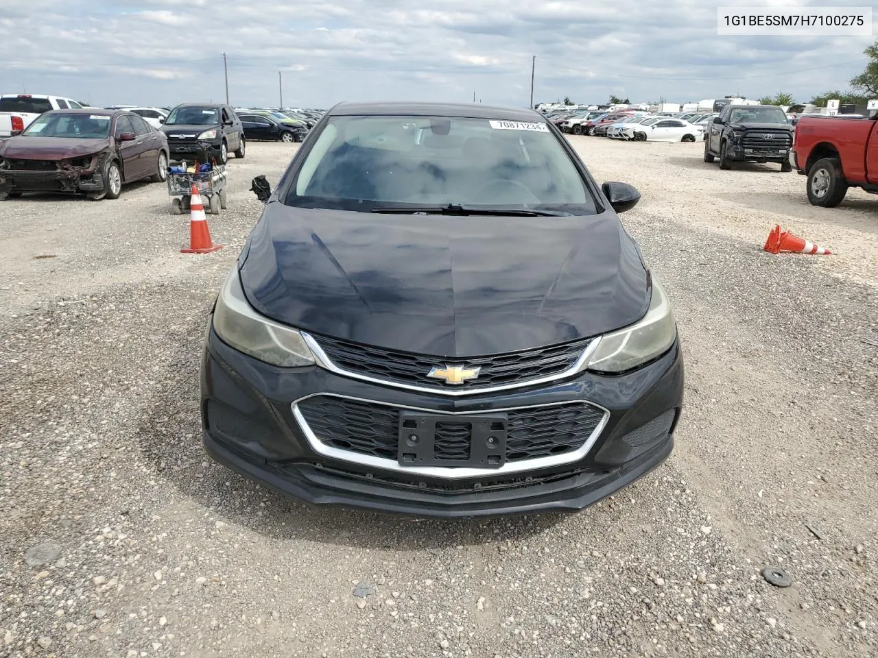 2017 Chevrolet Cruze Lt VIN: 1G1BE5SM7H7100275 Lot: 70871234