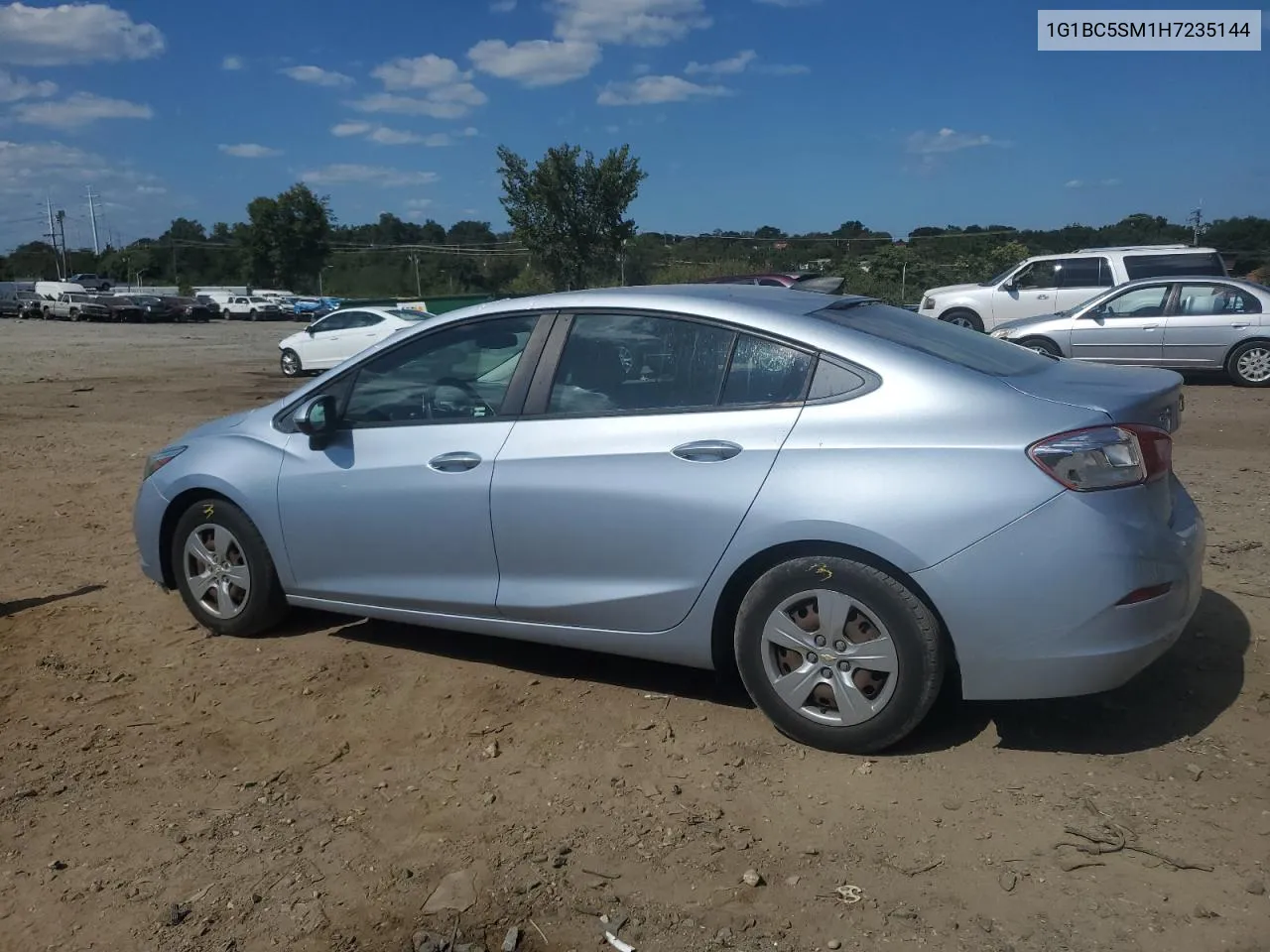 2017 Chevrolet Cruze Ls VIN: 1G1BC5SM1H7235144 Lot: 70923834