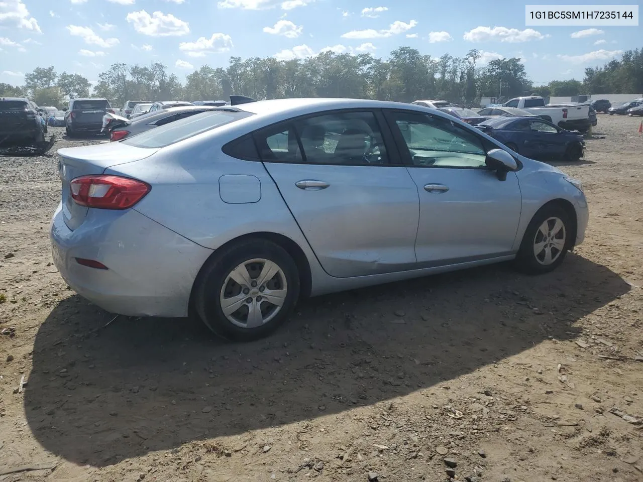 2017 Chevrolet Cruze Ls VIN: 1G1BC5SM1H7235144 Lot: 70923834