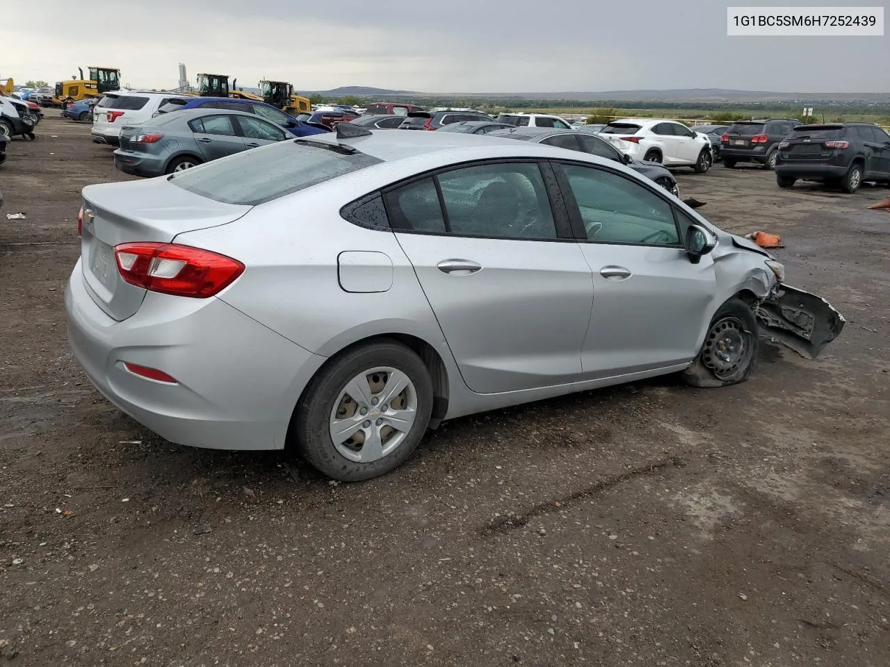 2017 Chevrolet Cruze Ls VIN: 1G1BC5SM6H7252439 Lot: 71092294