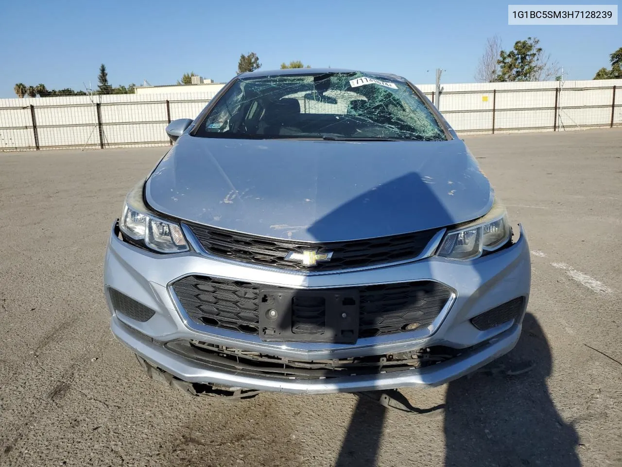 2017 Chevrolet Cruze Ls VIN: 1G1BC5SM3H7128239 Lot: 71131674