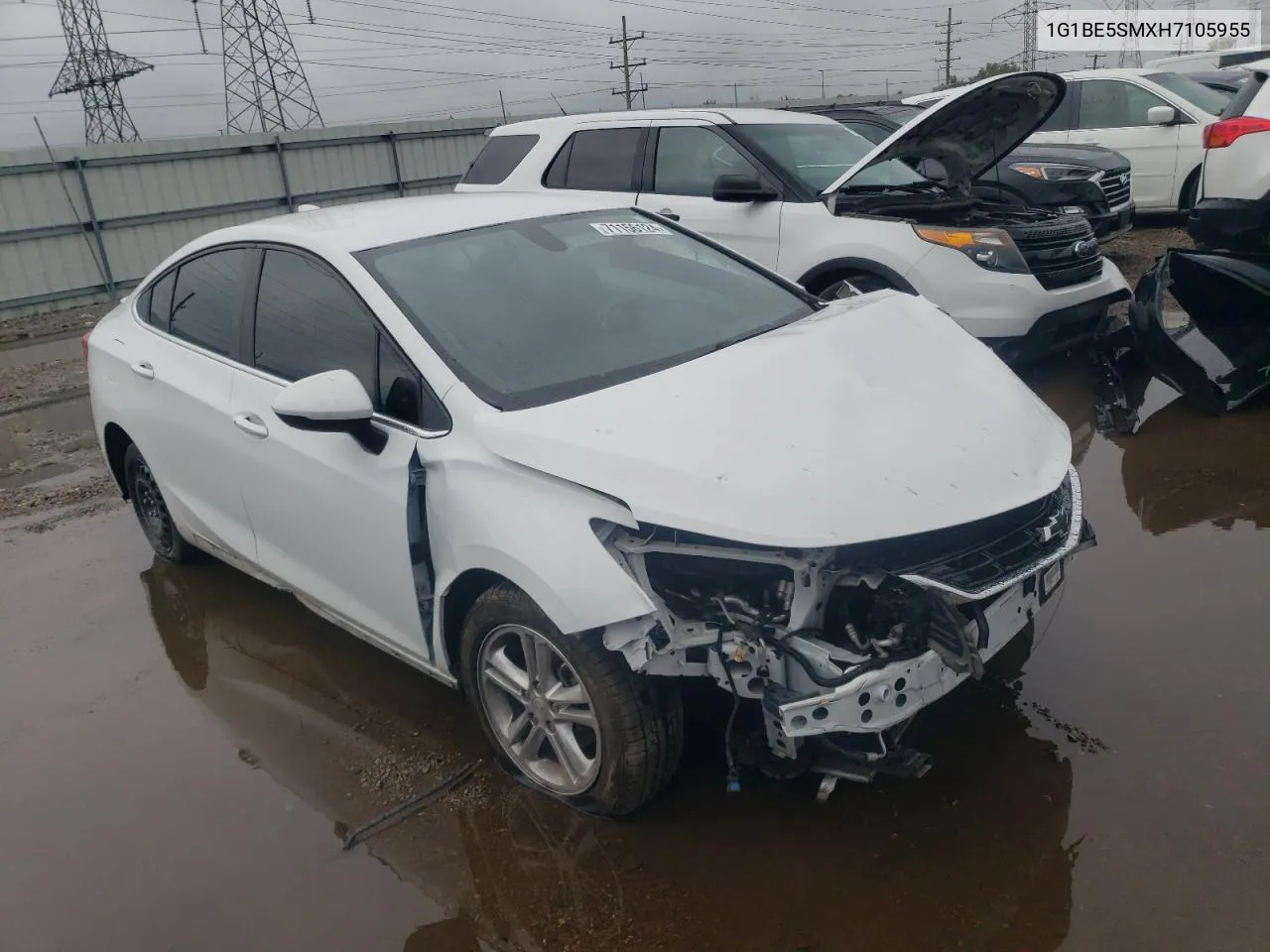 2017 Chevrolet Cruze Lt VIN: 1G1BE5SMXH7105955 Lot: 71156124