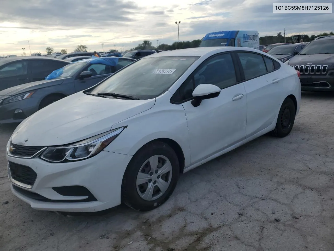 2017 Chevrolet Cruze Ls VIN: 1G1BC5SM8H7125126 Lot: 71187574