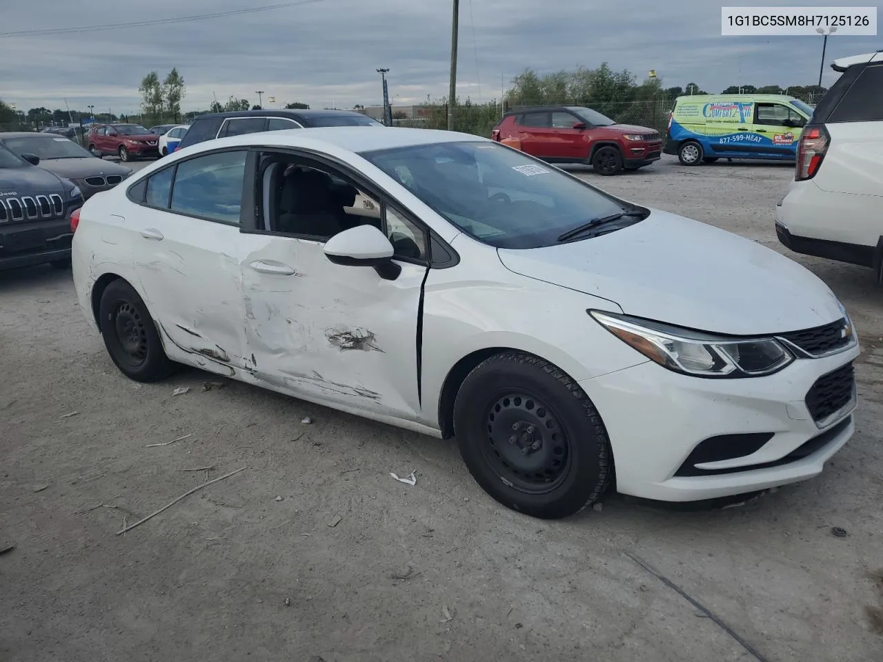 2017 Chevrolet Cruze Ls VIN: 1G1BC5SM8H7125126 Lot: 71187574