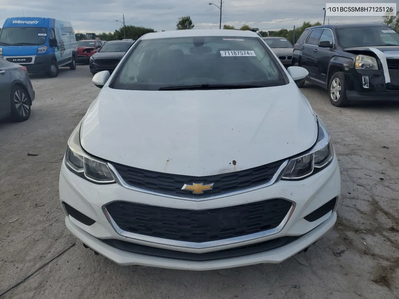 2017 Chevrolet Cruze Ls VIN: 1G1BC5SM8H7125126 Lot: 71187574