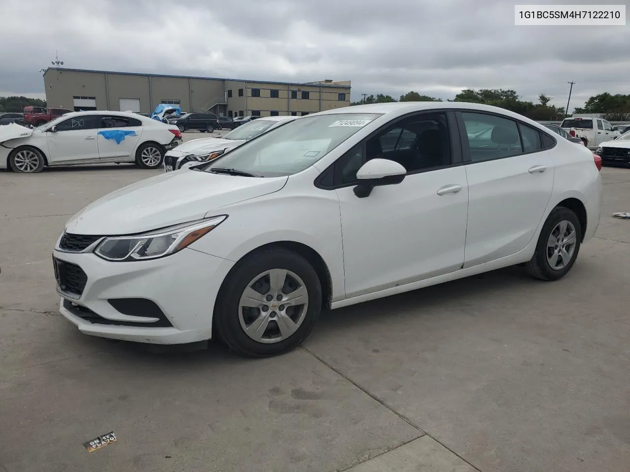 2017 Chevrolet Cruze Ls VIN: 1G1BC5SM4H7122210 Lot: 71249894