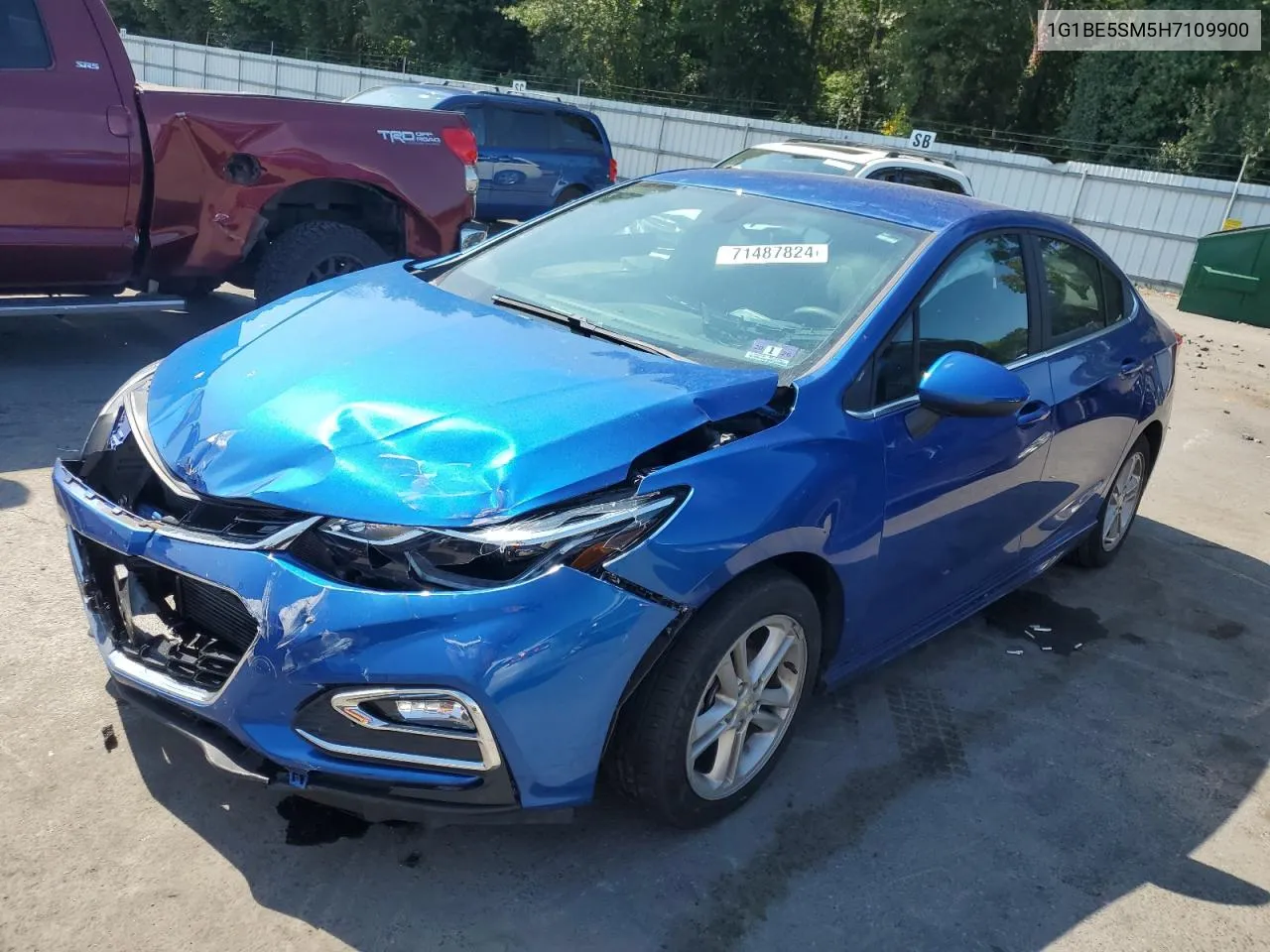 1G1BE5SM5H7109900 2017 Chevrolet Cruze Lt