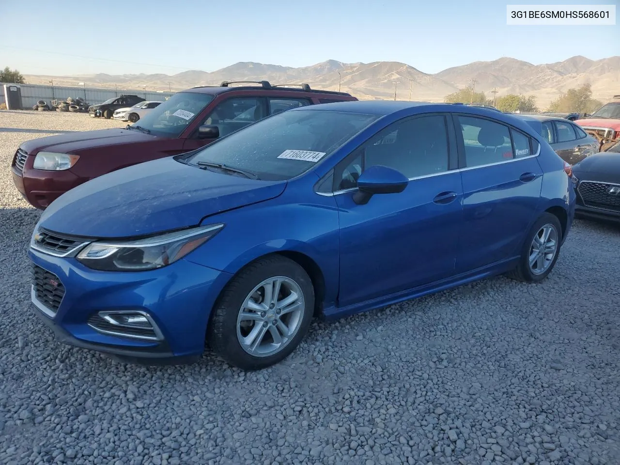 2017 Chevrolet Cruze Lt VIN: 3G1BE6SM0HS568601 Lot: 71603774