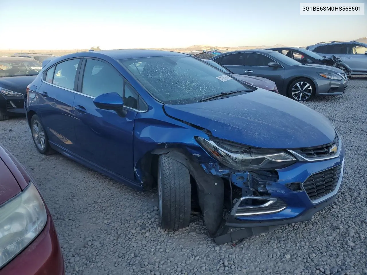 2017 Chevrolet Cruze Lt VIN: 3G1BE6SM0HS568601 Lot: 71603774