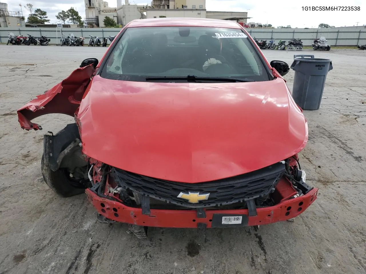 2017 Chevrolet Cruze Ls VIN: 1G1BC5SM6H7223538 Lot: 71635454