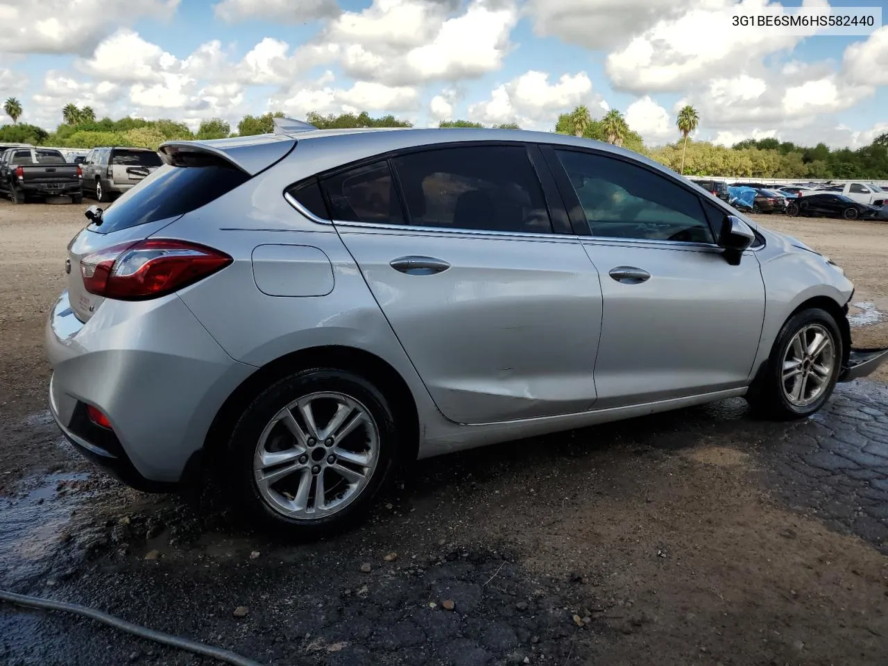 2017 Chevrolet Cruze Lt VIN: 3G1BE6SM6HS582440 Lot: 71809854