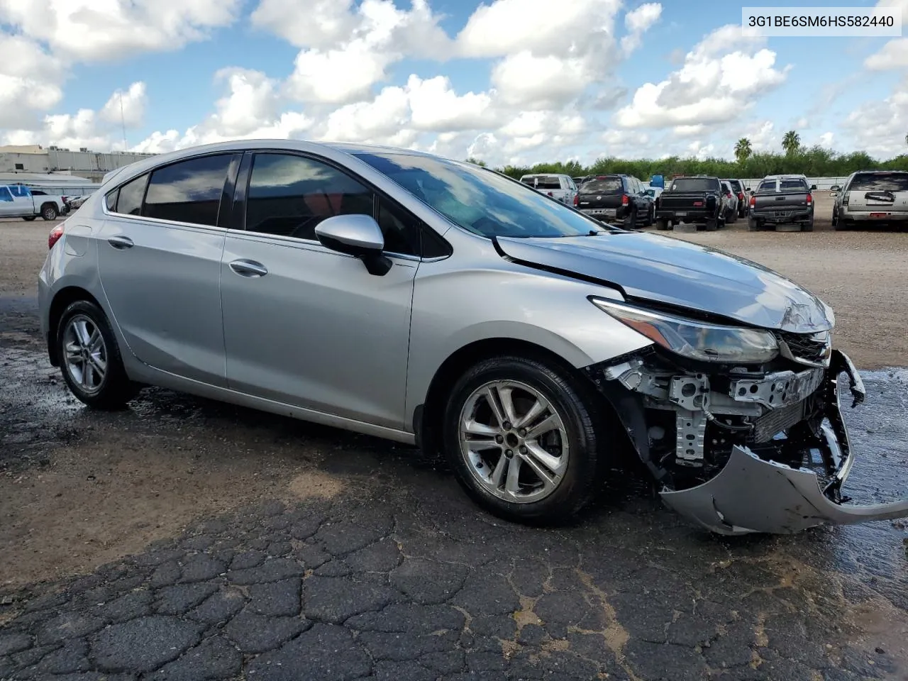 2017 Chevrolet Cruze Lt VIN: 3G1BE6SM6HS582440 Lot: 71809854