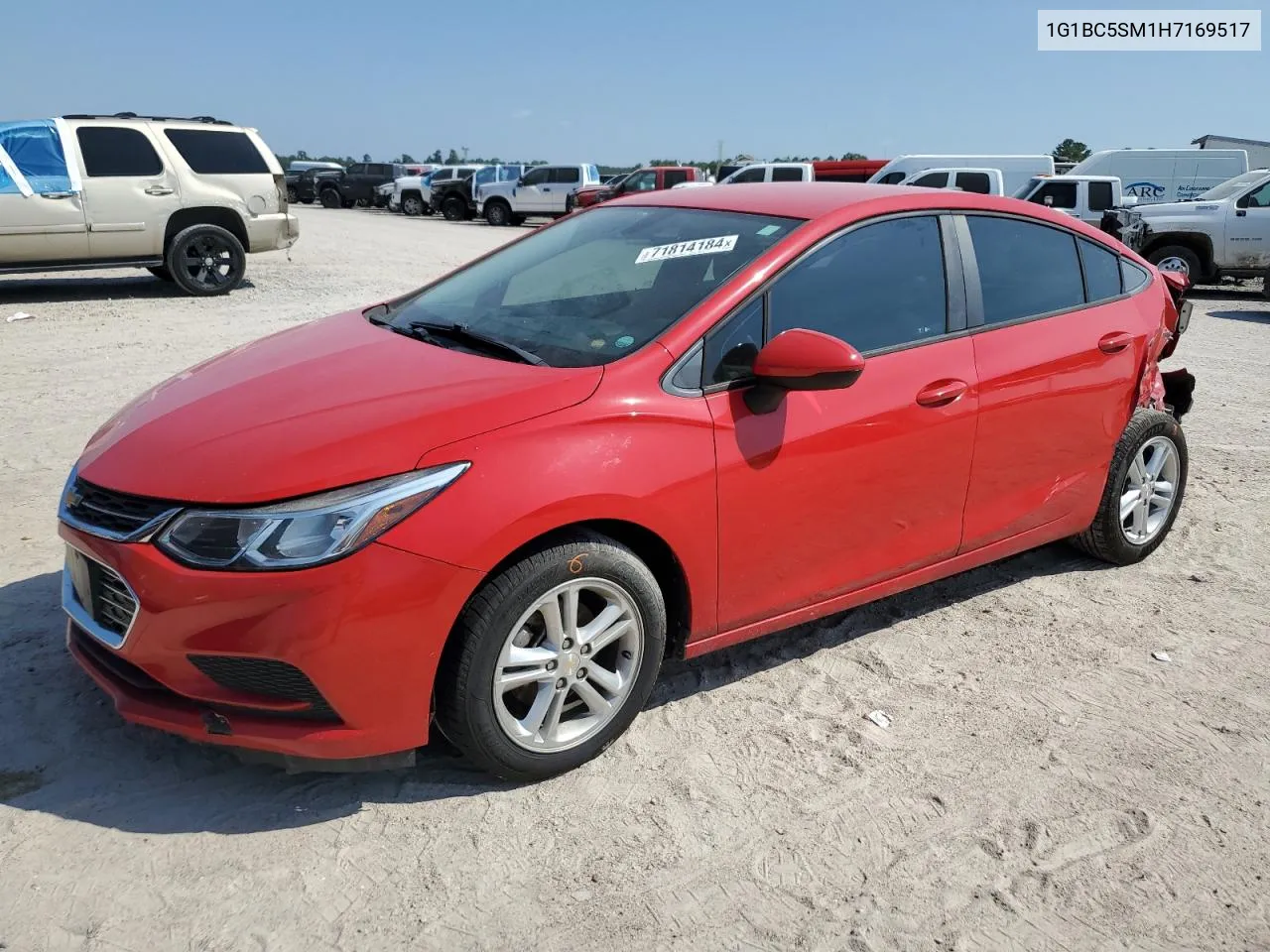 2017 Chevrolet Cruze Ls VIN: 1G1BC5SM1H7169517 Lot: 71814184