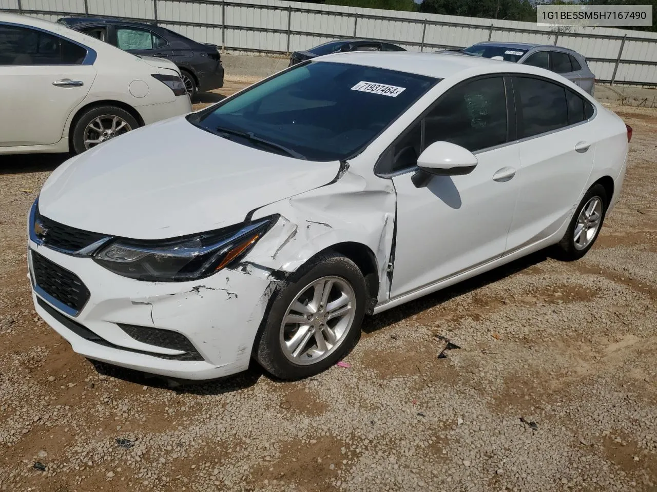 2017 Chevrolet Cruze Lt VIN: 1G1BE5SM5H7167490 Lot: 71937464