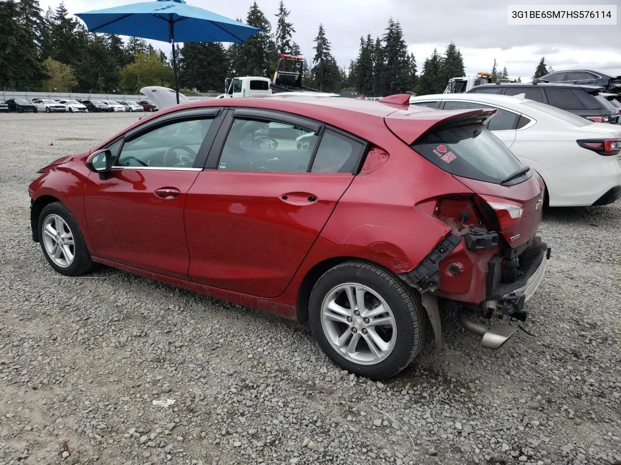 3G1BE6SM7HS576114 2017 Chevrolet Cruze Lt