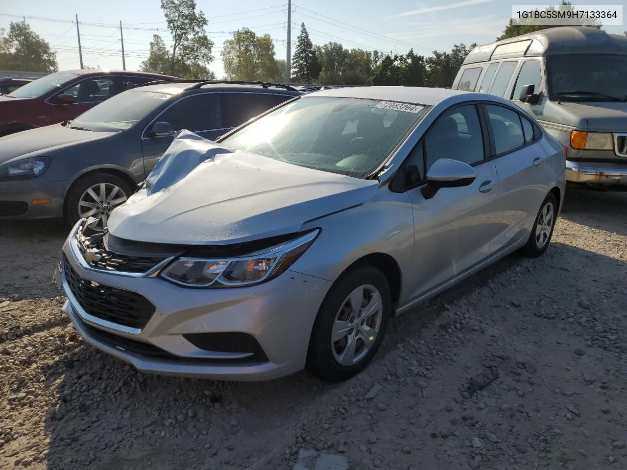 2017 Chevrolet Cruze Ls VIN: 1G1BC5SM9H7133364 Lot: 72033204