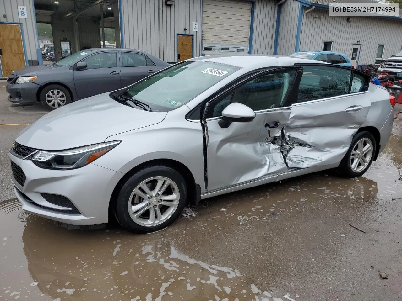 2017 Chevrolet Cruze Lt VIN: 1G1BE5SM2H7174994 Lot: 72046184