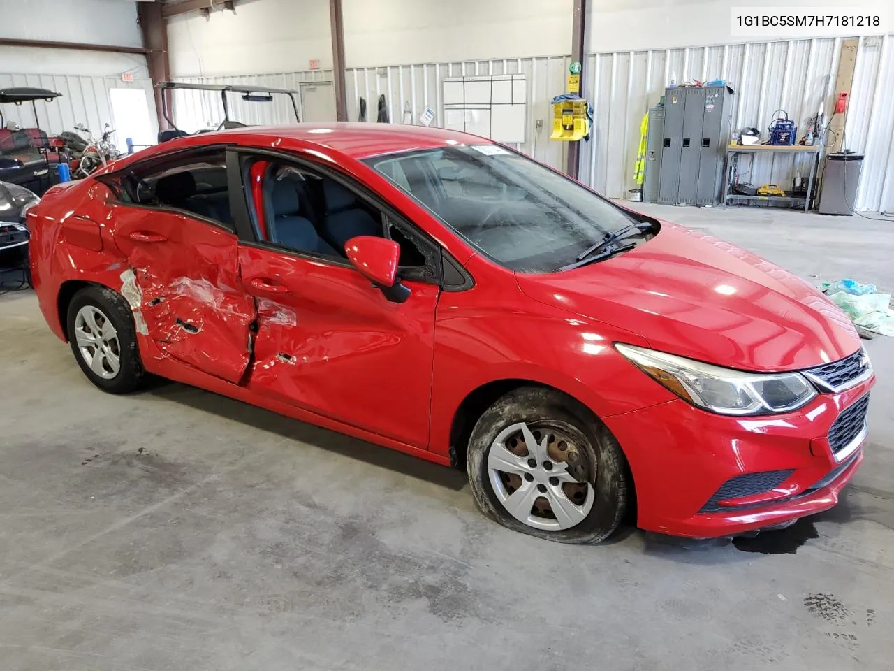 2017 Chevrolet Cruze Ls VIN: 1G1BC5SM7H7181218 Lot: 72077344