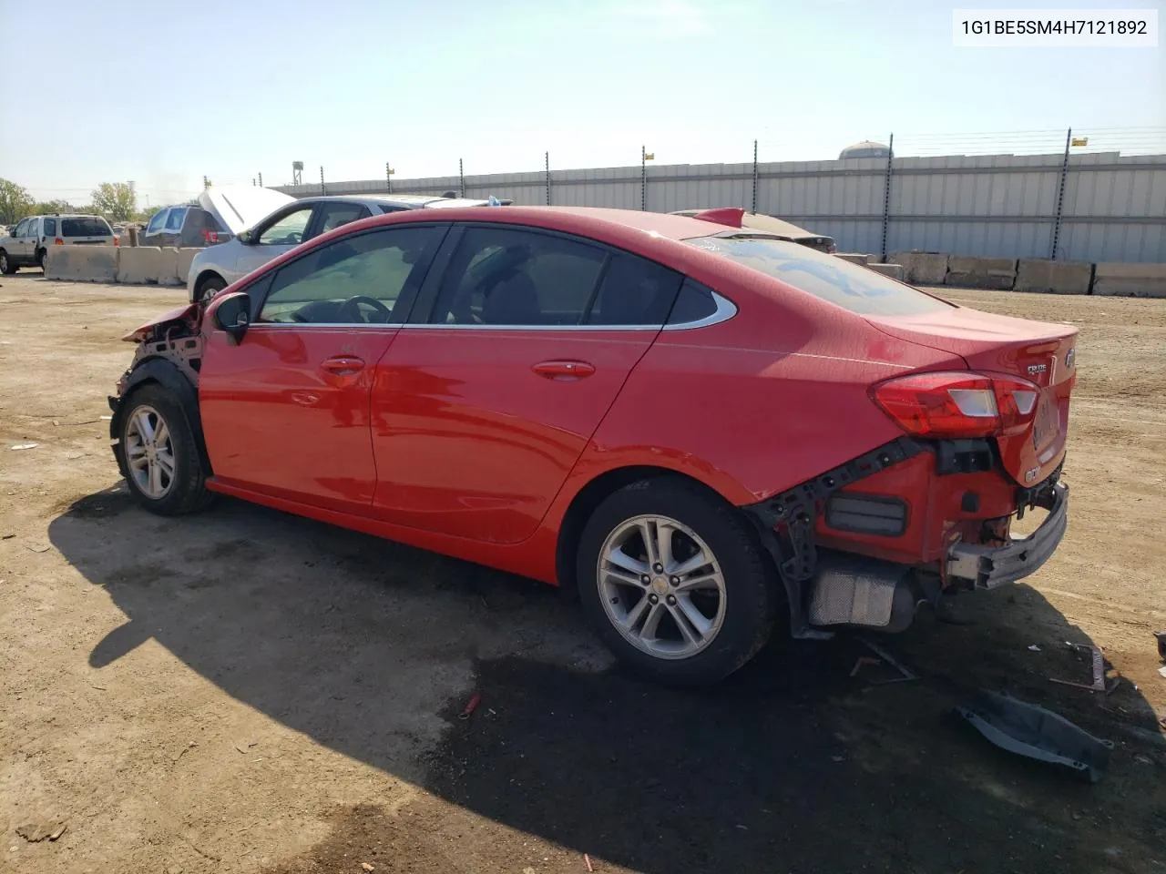 2017 Chevrolet Cruze Lt VIN: 1G1BE5SM4H7121892 Lot: 72090174