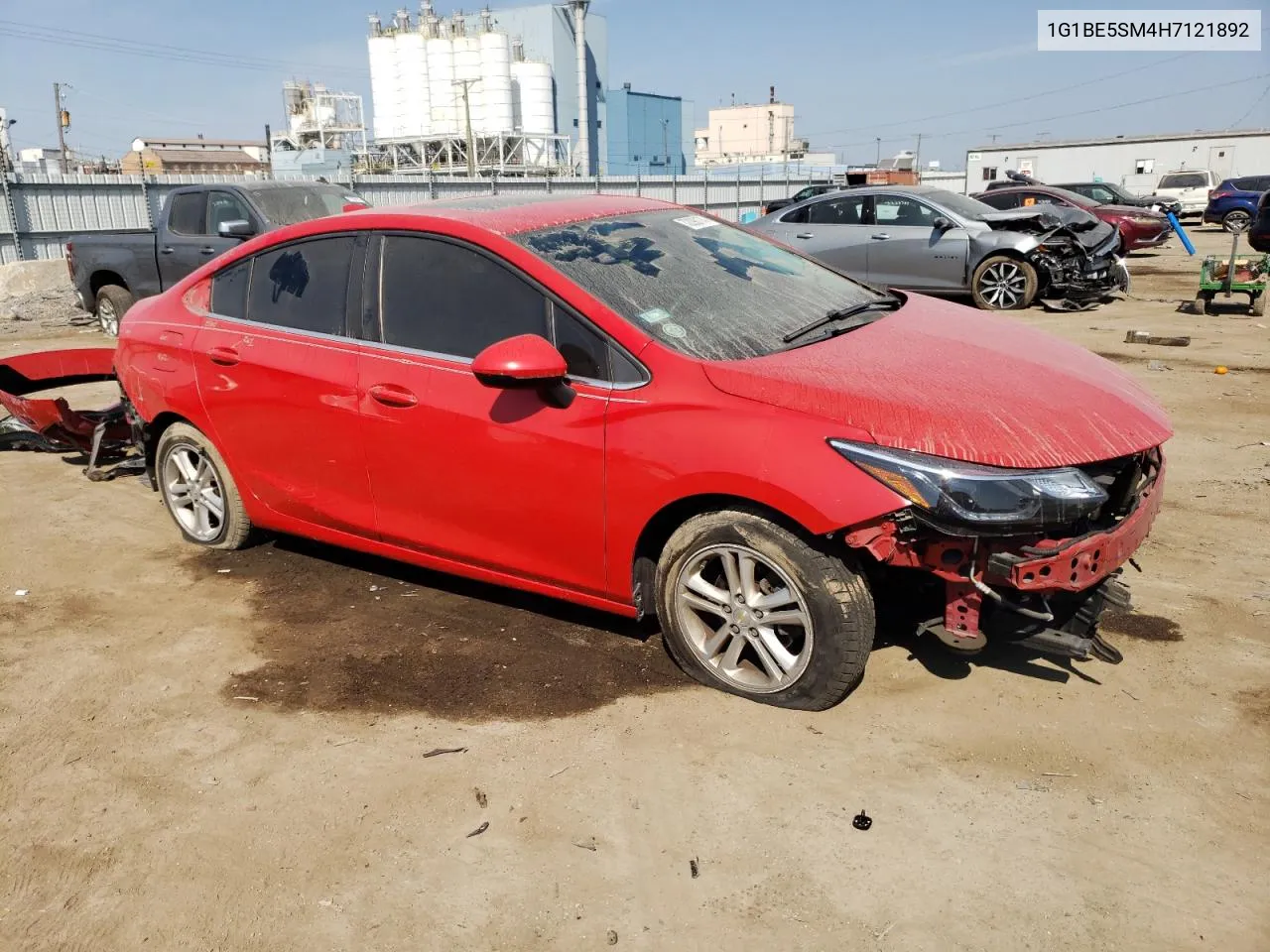 2017 Chevrolet Cruze Lt VIN: 1G1BE5SM4H7121892 Lot: 72090174