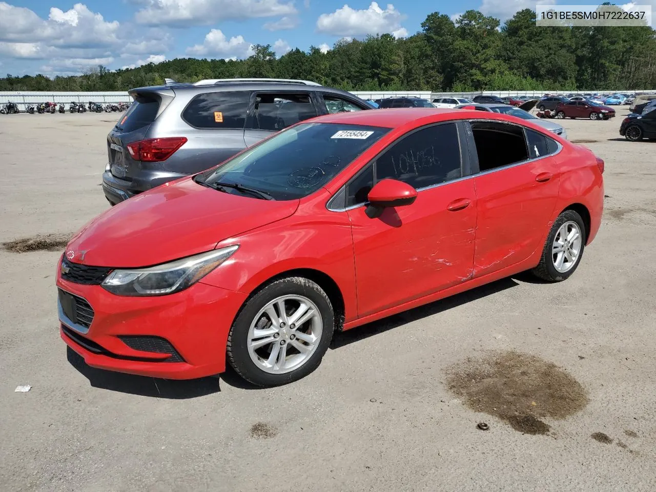 2017 Chevrolet Cruze Lt VIN: 1G1BE5SM0H7222637 Lot: 72155454