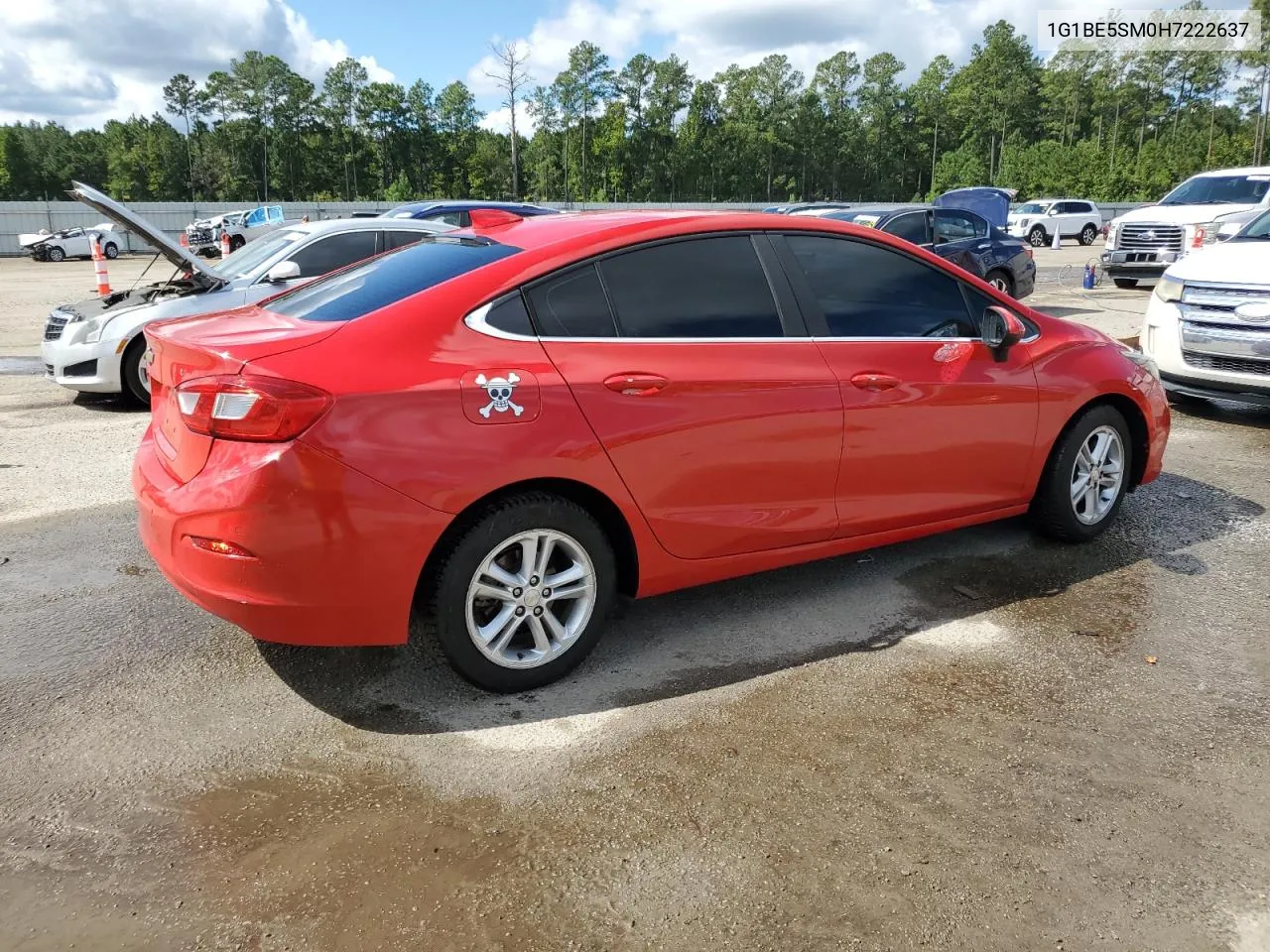 2017 Chevrolet Cruze Lt VIN: 1G1BE5SM0H7222637 Lot: 72155454