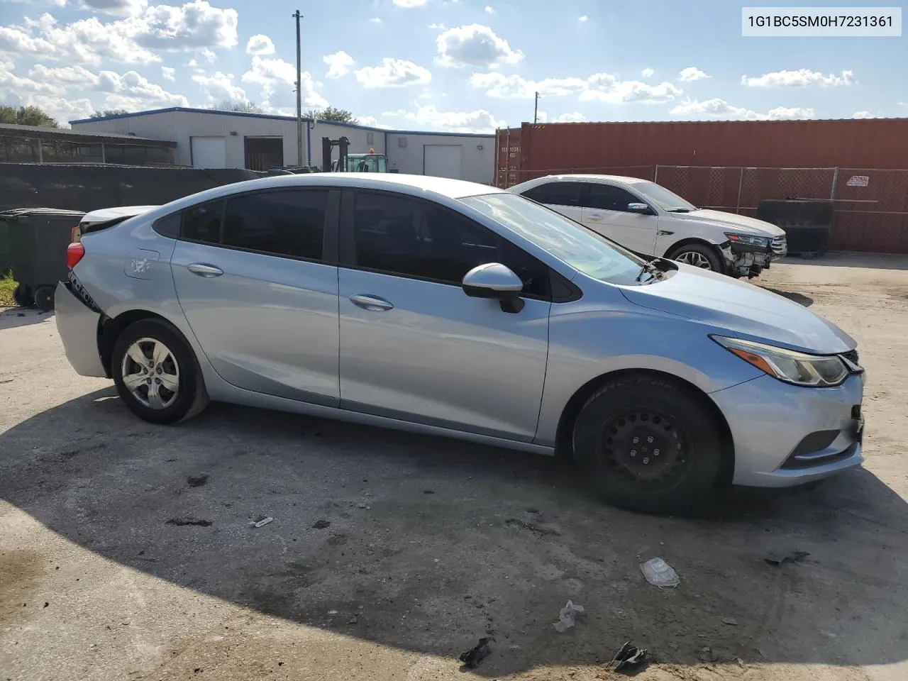 2017 Chevrolet Cruze Ls VIN: 1G1BC5SM0H7231361 Lot: 72167674