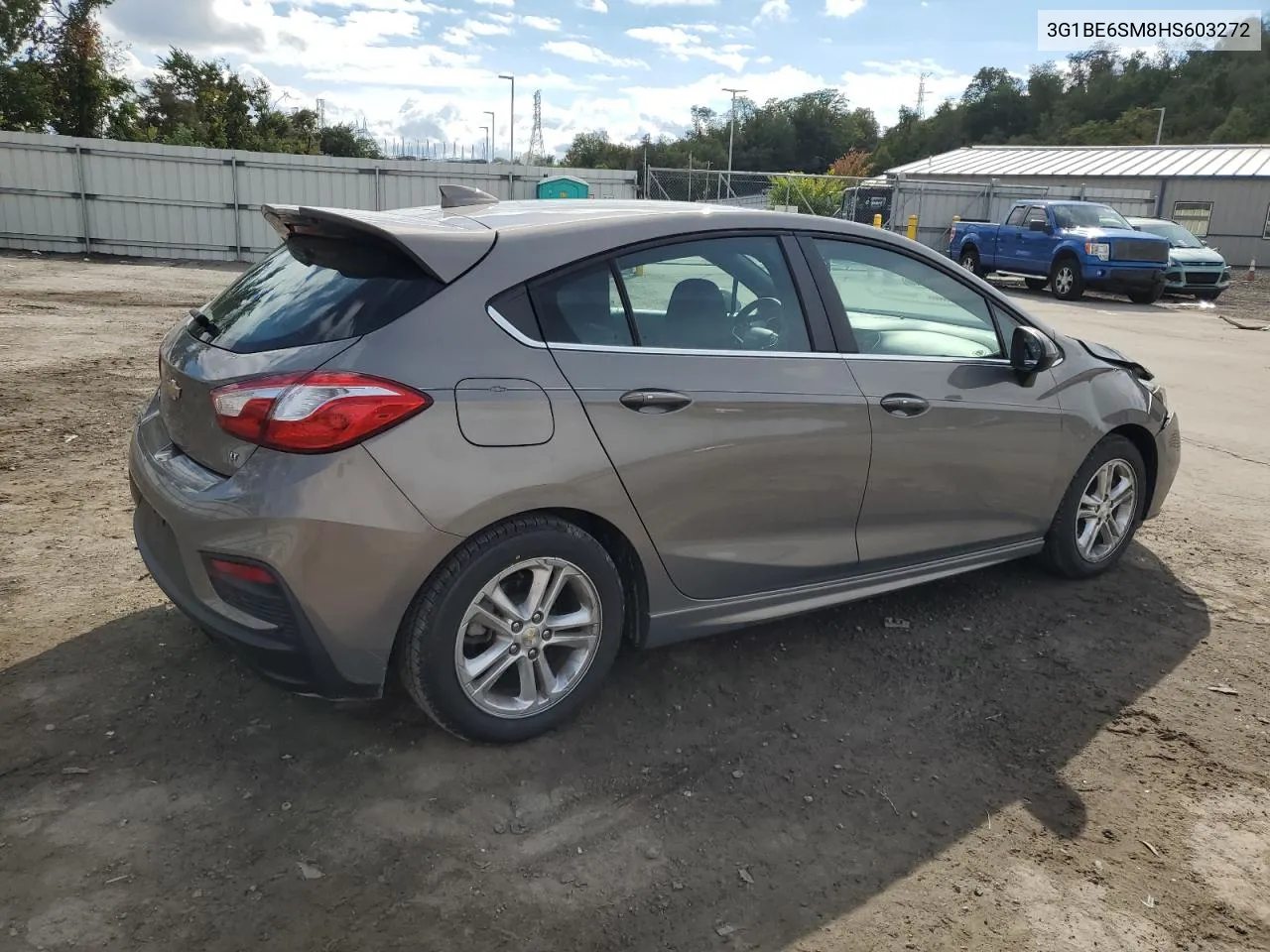 2017 Chevrolet Cruze Lt VIN: 3G1BE6SM8HS603272 Lot: 72211224