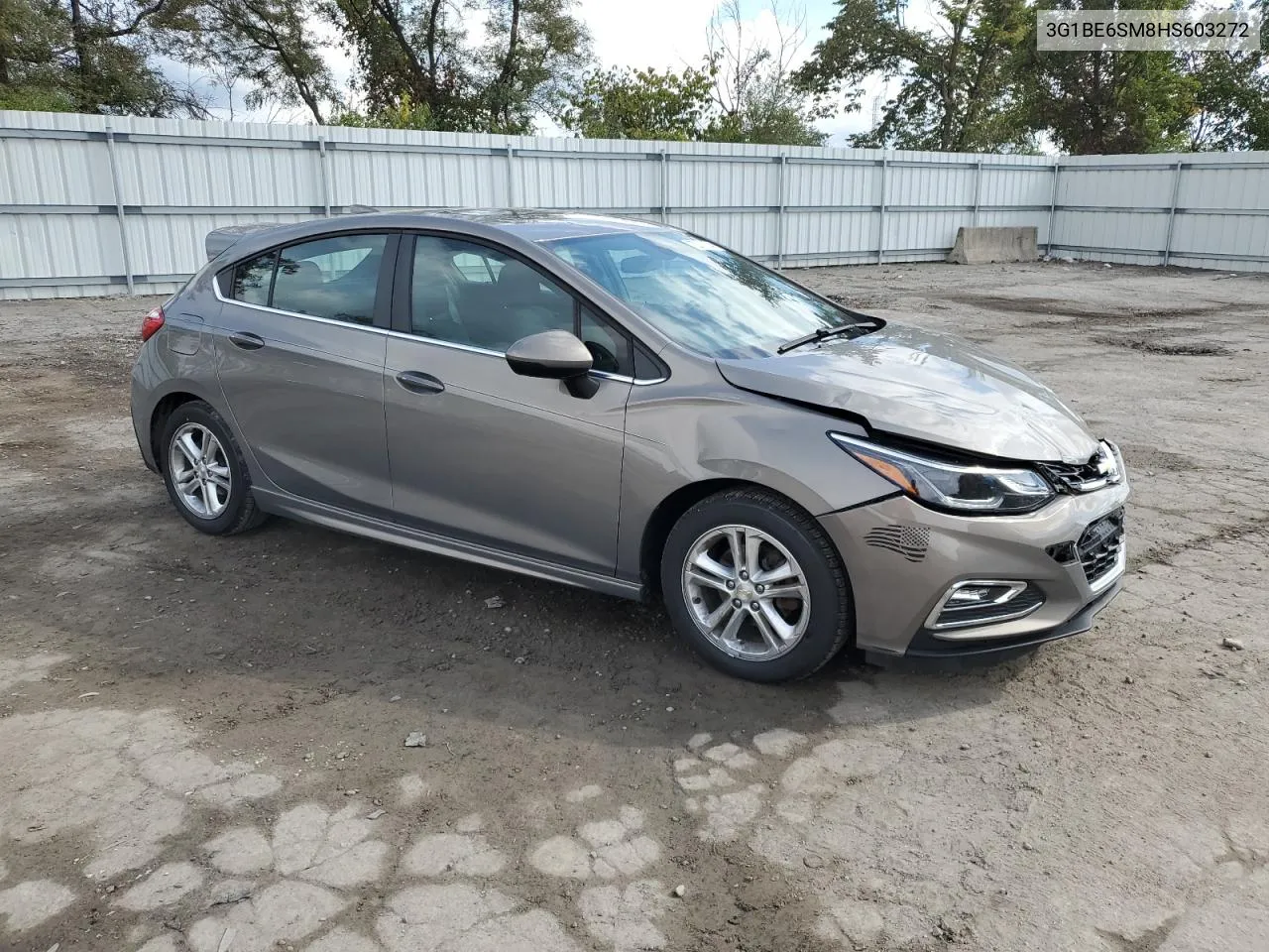 2017 Chevrolet Cruze Lt VIN: 3G1BE6SM8HS603272 Lot: 72211224