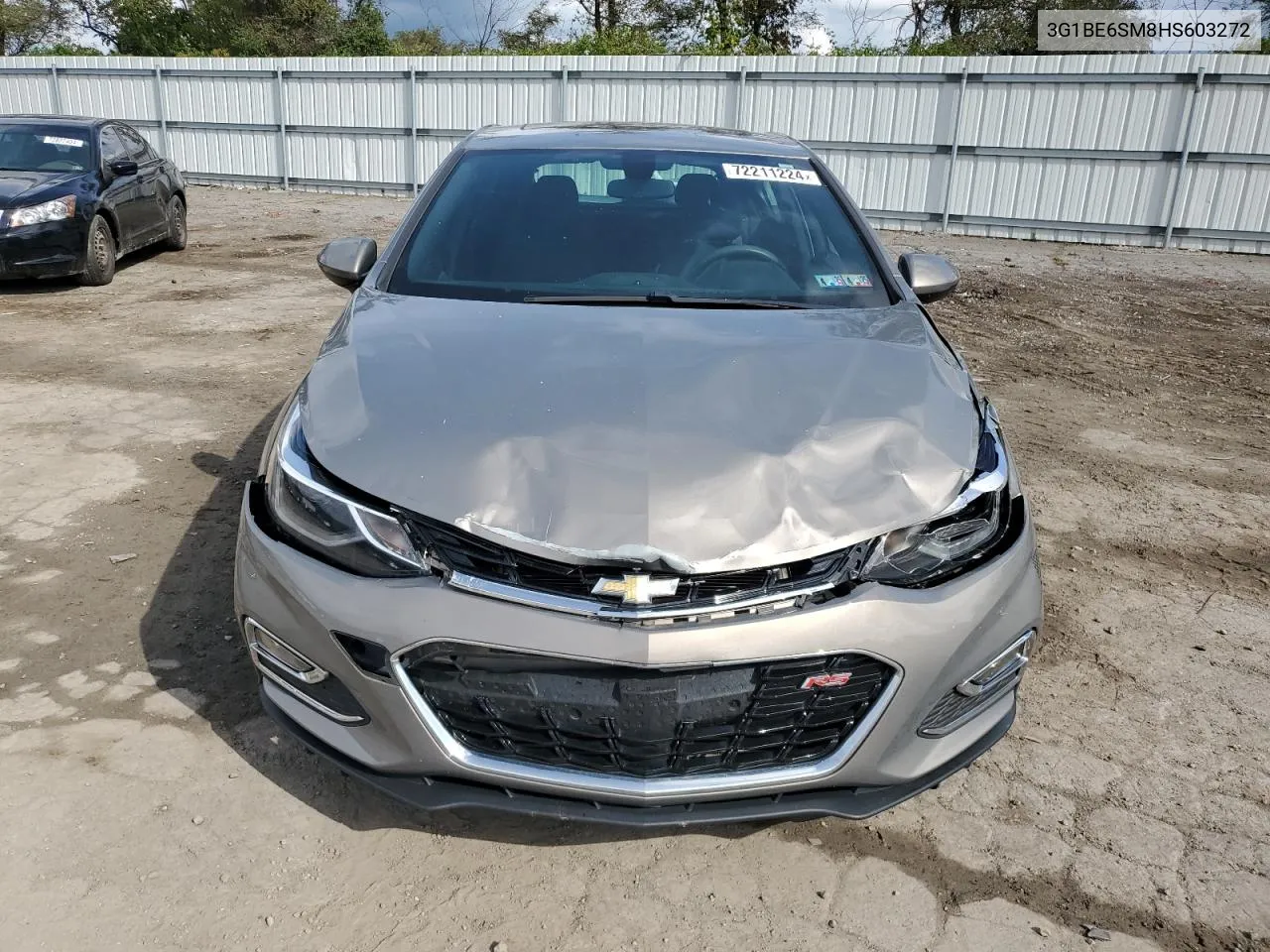 2017 Chevrolet Cruze Lt VIN: 3G1BE6SM8HS603272 Lot: 72211224